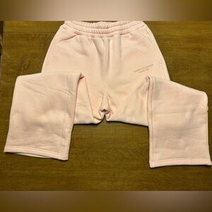 Comrt Pastel Pink straight leg Sweatpants
